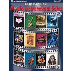 Easy Popular Movie Instrumental Solos - Alto Sax