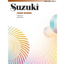 Suzuki Bass School, Volume 4 - Book Only