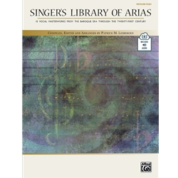 Singer's Library of Arias - Medium High Voice with Online Audio Access