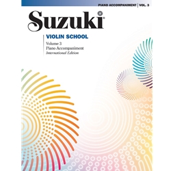 Suzuki Violin School, Volume 03 - Piano Accompaniment