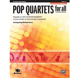 Pop Quartets for All - Clarinet, Bass Clarinet