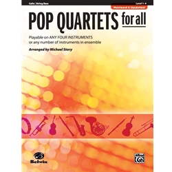 Pop Quartets for All - Cello, Bass