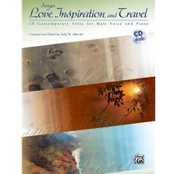 Songs of Love, Inspiration and Travel (Bk/CD) - Male Voice and Piano