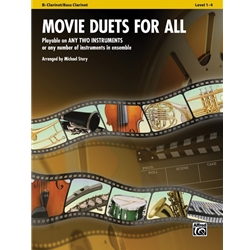 Movie Duets for All - Clarinet/Bass Clarinet