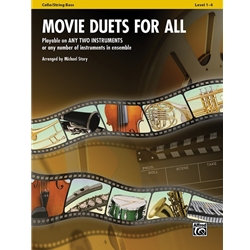 Movie Duets for All - Cello/String Bass