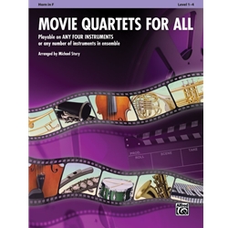 Movie Quartets for All - Horn in F