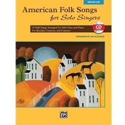 American Folk Songs for Solo Singers - Medium Low (Book with CD)