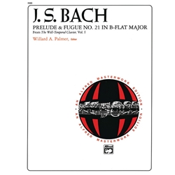 Prelude in B-flat Major, No. 21 from WTC Book 1 - Piano