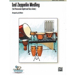 Led Zeppelin Medley - Percussion Septet and Bass Guitar