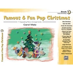 Famous and Fun: Pop Christmas, Book 1 - Piano