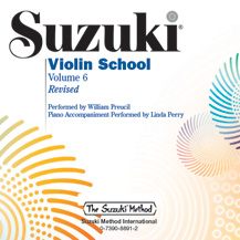 Suzuki Violin School, Vol. 06 (Revised) - CD only