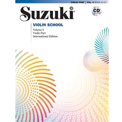 Suzuki Violin School, Volume 06 - Book with CD