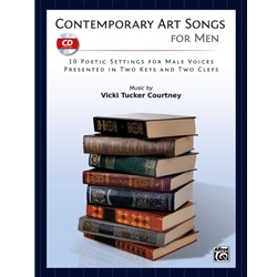 Contemporary Art Songs for Men (Bk/CD) - Tenor/Bass Voice and Piano