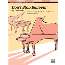 Don't Stop Believin' by Journey - 2 Pianos, 8 Hands
