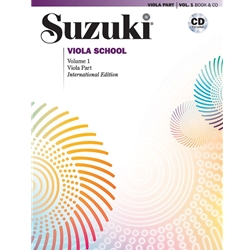 Suzuki Viola School, Volume 1 - Book with CD