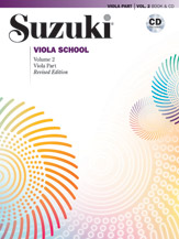 Suzuki Viola School, Volume 2 - Book with CD