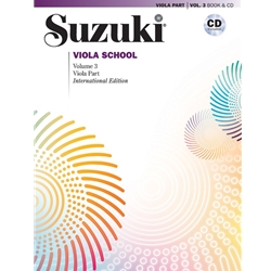 Suzuki Viola School, Volume 3 - Book with CD