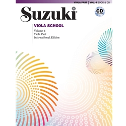 Suzuki Viola School, Volume 4 - Book with CD