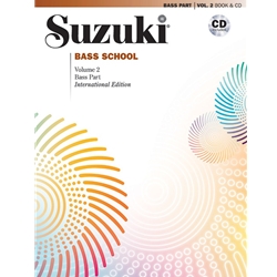 Suzuki Bass School, Volume 2 - Book with CD