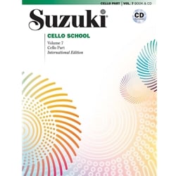Suzuki Cello School, Volume 07 - Book with CD