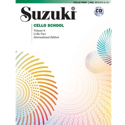 Suzuki Cello School, Volume 08 - Book with CD
