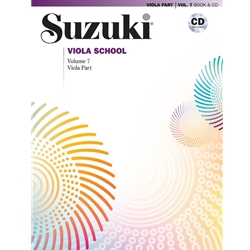 Suzuki Viola School, Volume 7 (Book/CD)