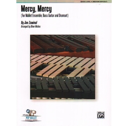 Mercy, Mercy - Mallet Ensemble with Bass Guitar and Drumset