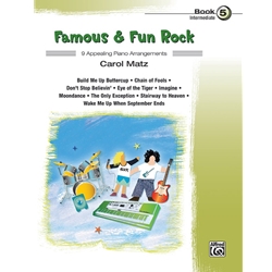 Famous and Fun: Rock, Book 5 - Piano