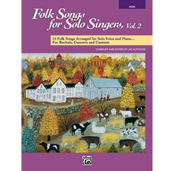 Folk Songs for Solo Singers, Volume 2 - High