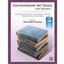 Contemporary Art Songs for Women (Bk/CD) - Voice and Piano