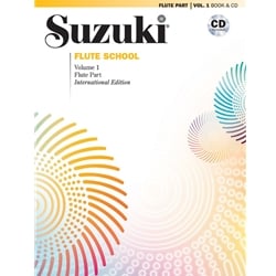 Suzuki Flute School: International Edition, Volume 01 - Book with CD