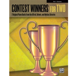 Contest Winners for Two, Book 1 - 1 Piano 4 Hands