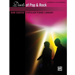 Dan Coates Popular Piano Library: Duets of Pop and Rock - 1 Piano 4 Hands