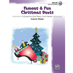 Famous and Fun: Christmas Duets, Book 4 - 1 Piano 4 Hands