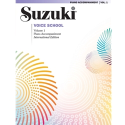 Suzuki Voice School, Volume 1 (International Edition) - Piano Accompaniment