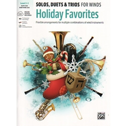 Solos, Duets and Trios for Winds: Holiday Favorites - Alto/Bari Sax