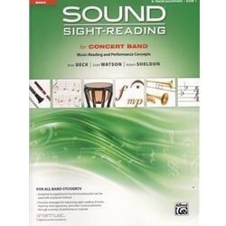 Sound Sight-Reading for Concert Band, Book 1 - Tenor Sax