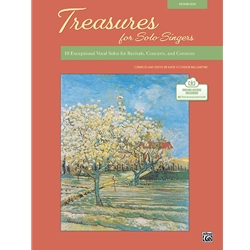 Treasures for Solo Singers - Medium High (Book and Audio)