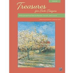 Treasures for Solo Singers - Medium High (Book Only)