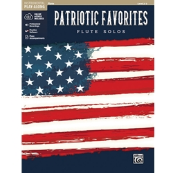 Patriotic Favorites - Flute (Book and Audio)