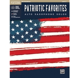 Patriotic Favorites - Saxophone (Book and Audio)