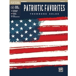 Patriotic Favorites - Trombone (Book and Audio)