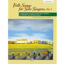 Folk Songs for Solo Singers, Volume 1 - Medium High
