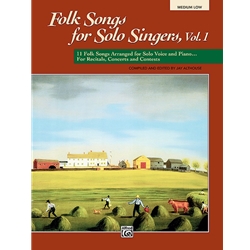 Folk Songs for Solo Singers, Volume 1 - Medium Low Voice