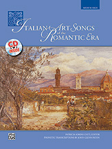 Italian Art Songs of the Romantic Era (Bk/CD) - Medium High Voice and Piano
