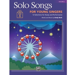 Solo Songs for Young Singers, Volume 2 - Medium Voice and Piano (Book/Audio)