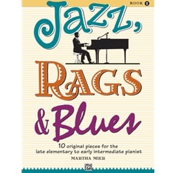 Jazz, Rags and Blues, Book 1 - Book and Online Audio - Piano