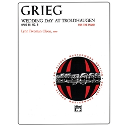 Wedding Day at Troldhaugen, Op. 65, No. 6 - Piano