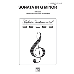 Sonata in G Minor - Bass Clarinet and Piano