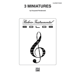 3 Miniatures - Clarinet and Piano